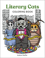 Book cover for Literary Cats Coloring Book