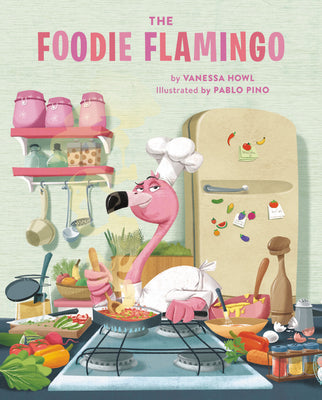 Book cover for The Foodie Flamingo