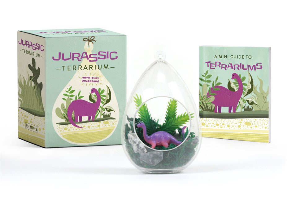 Book cover for Jurassic Terrarium: With Tiny Dinosaur!