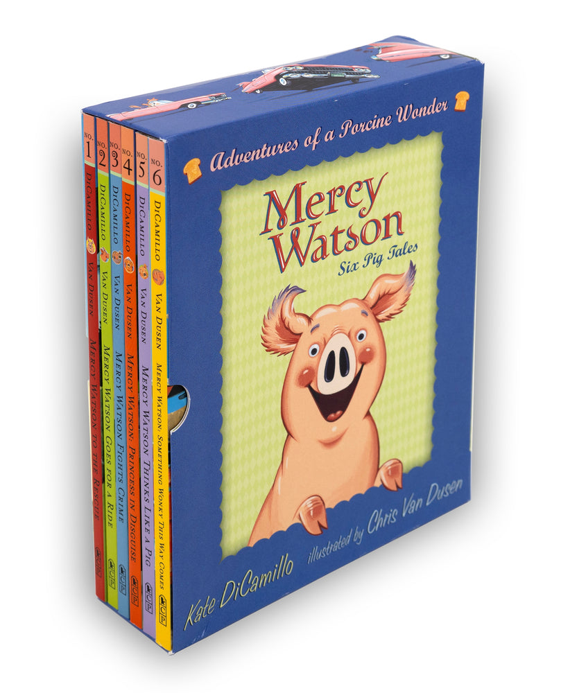 Book cover for Mercy Watson Boxed Set: Adventures of a Porcine Wonder: Books 1-6
