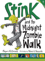 Book cover for Stink and the Midnight Zombie Walk