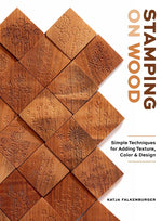 Book cover for Stamping on Wood: Simple Techniques for Adding Texture, Color, and Design