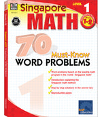 Book cover for 70 Must-Know Word Problems, Grades 1 - 2: Volume 6