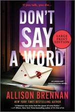 Book cover for Don't Say a Word: An Angelhart Investigations Novel (Original)