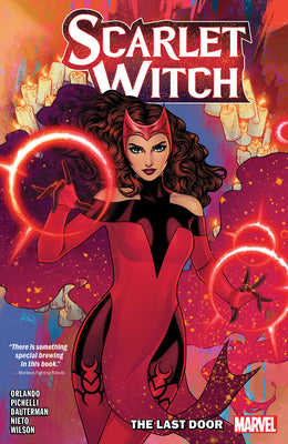 Book cover for Scarlet Witch by Steve Orlando Vol. 1: The Last Door