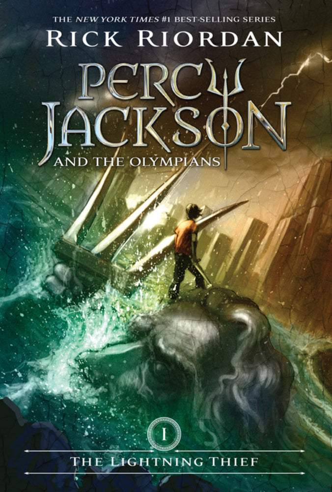 Book cover for The Lightning Thief