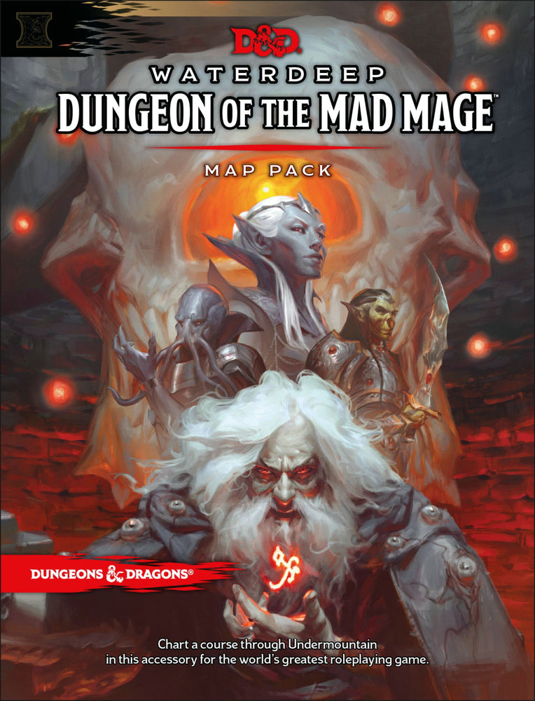Book cover for Dungeons & Dragons Waterdeep: Dungeon of the Mad Mage Maps and Miscellany (Accessory, D&d Roleplaying Game)