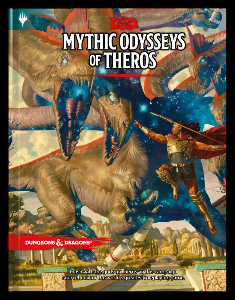 Book cover for Dungeons & Dragons Mythic Odysseys of Theros (D&d Campaign Setting and Adventure Book)