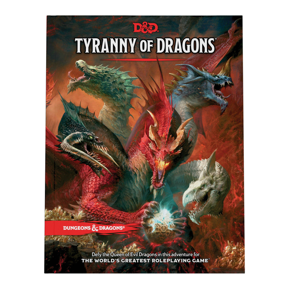 Book cover for Tyranny of Dragons (D&d Adventure Book Combines Hoard of the Dragon Queen + the Rise of Tiamat)