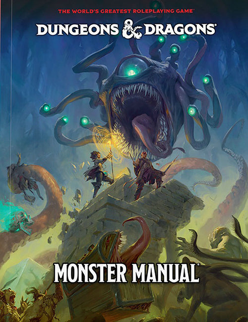 Book cover for Dungeons & Dragons Rpg: Monster Manual Hard Cover (2024)