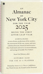 Book cover for Almanac of New York City for the Year 2025