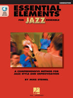 Book cover for Essential Elements for Jazz Ensemble Flute: A Comprehensive Method for Jazz Style and Improvisation (Book/Online Media)