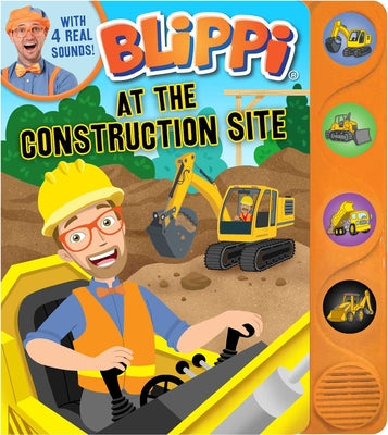 Book cover for Blippi: At the Construction Site