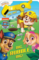 Book cover for Paw Patrol: Dig, Rubble, Dig!: An Action Tool Book