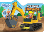 Book cover for Blippi: Let's Drive an Excavator!