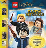Book cover for Lego Harry Potter: Magical Defenders: Activity Book with 3 Minifigures and Accessories
