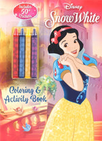 Book cover for Disney: Snow White Coloring with Crayons