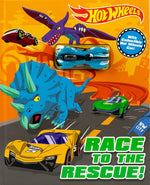 Book cover for Hot Wheels: Race to the Rescue!: Storybook with Collectible Car