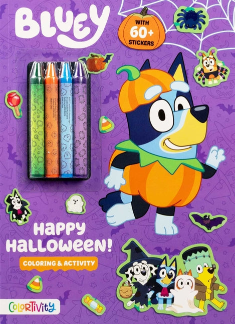 Book cover for Bluey Colortivity: Happy Halloween!