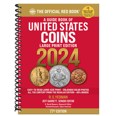 Book cover for The Official Red Book a Guide Book of United States Coins Large Print