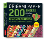Book cover for Origami Paper 200 Sheets Kimono Patterns 6 (15 CM): Tuttle Origami Paper: Double-Sided Origami Sheets Printed with 12 Patterns (Instructions for 6 Pro