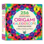 Book cover for Origami Kaleidoscope Paper Pack Book: 256 Double-Sided Folding Sheets (Includes Instructions for 8 Models)