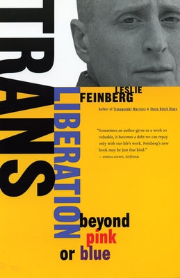 Book cover for Trans Liberation: Beyond Pink or Blue