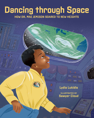 Book cover for Dancing Through Space: Dr. Mae Jemison Soars to New Heights