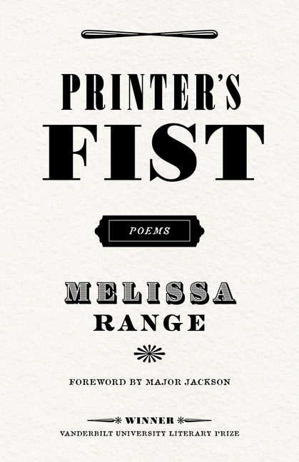 Book cover for Printer's Fist: Poems