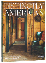 Book cover for Distinctly American: Houses and Interiors by Hendricks Churchill