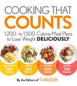 Book cover for Cooking That Counts: 1,200- To 1,500-Calorie Meal Plans to Lose Weight Deliciously