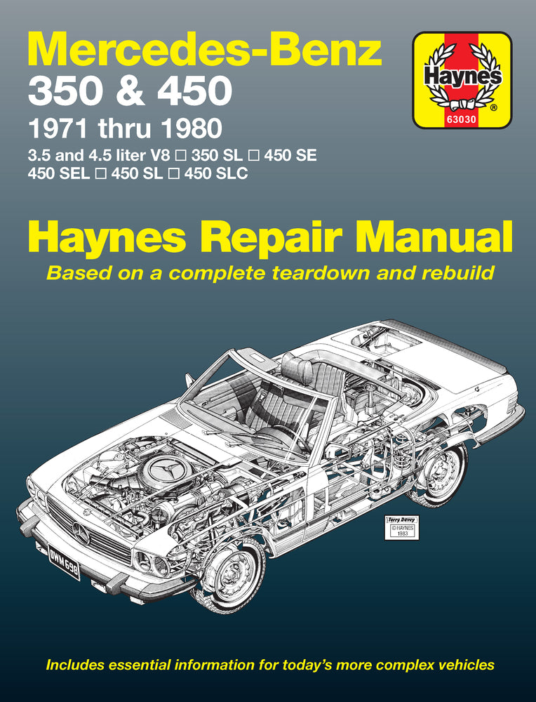 Book cover for Mercedes-Benz 350 & 450 1971-80