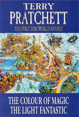 Book cover for The First Discworld Novels: The Colour of Magic and the Light Fantastic