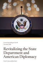 Book cover for Revitalizing the State Department and American Diplomacy