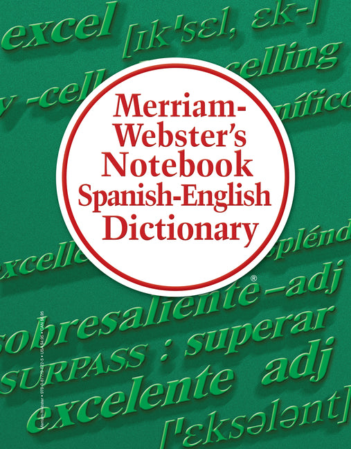 Book cover for Merriam-Webster's Notebook Spanish-English Dictionary