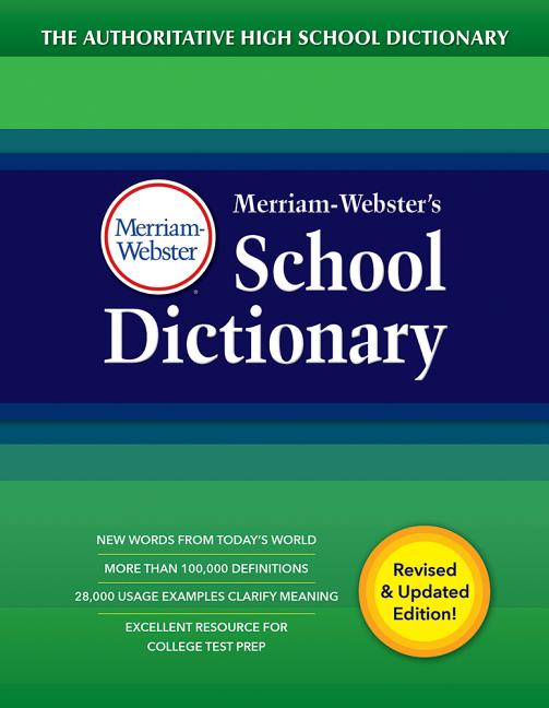 Book cover for Merriam-Webster's School Dictionary