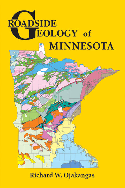 Book cover for Roadside Geology of Minnesota