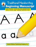 Book cover for Traditional Handwriting: Beginning Manuscript, Grades K - 2