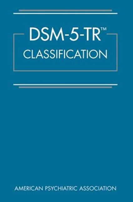 Book cover for Dsm-5-Tr(r) Classification