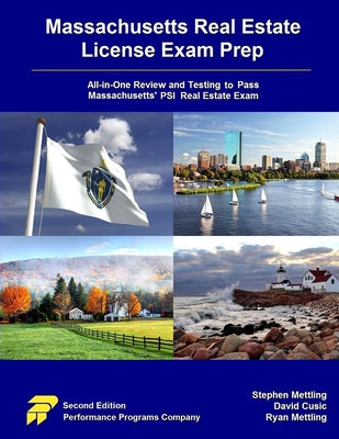 Book cover for Massachusetts Real Estate License Exam Prep: All-in-One Review and Testing to Pass Massachusetts' PSI Real Estate Exam