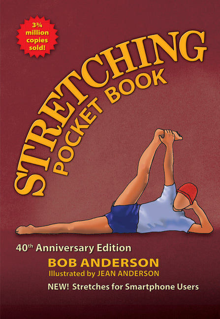 Book cover for Stretching Pocket Book: 40th Anniversary Edition (Revised)