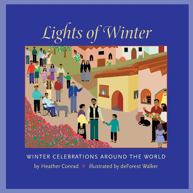 Book cover for Lights of Winter: Winter Celebrations Around the World