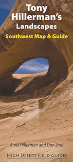 Book cover for Tony Hillerman's Landscapes: Southwest Map and Guide