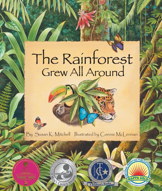 Book cover for The Rainforest Grew All Around