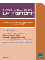 Book cover for The Next 10 Actual Official LSAT Preptests: (Preptests 29-38)