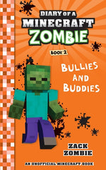 Book cover for Diary of a Minecraft Zombie, Book 2: Bullies and Buddies