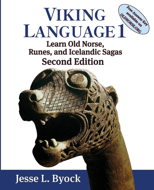Book cover for Viking Language 1: Learn Old Norse, Runes, and Icelandic Sagas (Smaller Book Size)