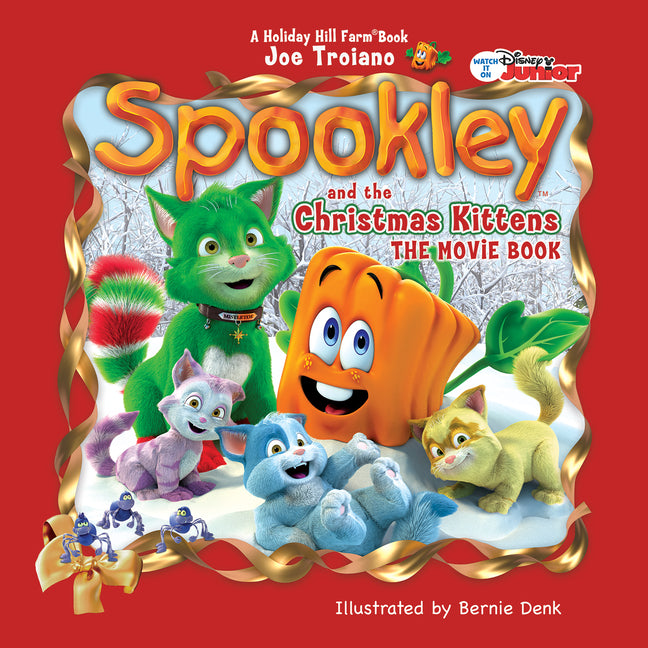 Book cover for Spookley and the Christmas Kittens, the Movie Book