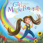 Book cover for The Girl with the Magic Ponytails