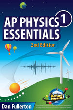 Book cover for AP Physics 1 Essentials: An APlusPhysics Guide